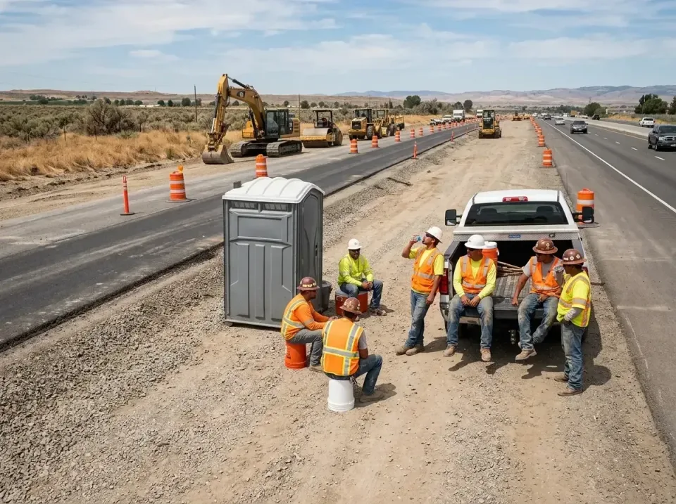 highway-road-construction-crew-007 — frequently asked questions, Porta Potty and Restroom Rentals in Pinecrest, FL